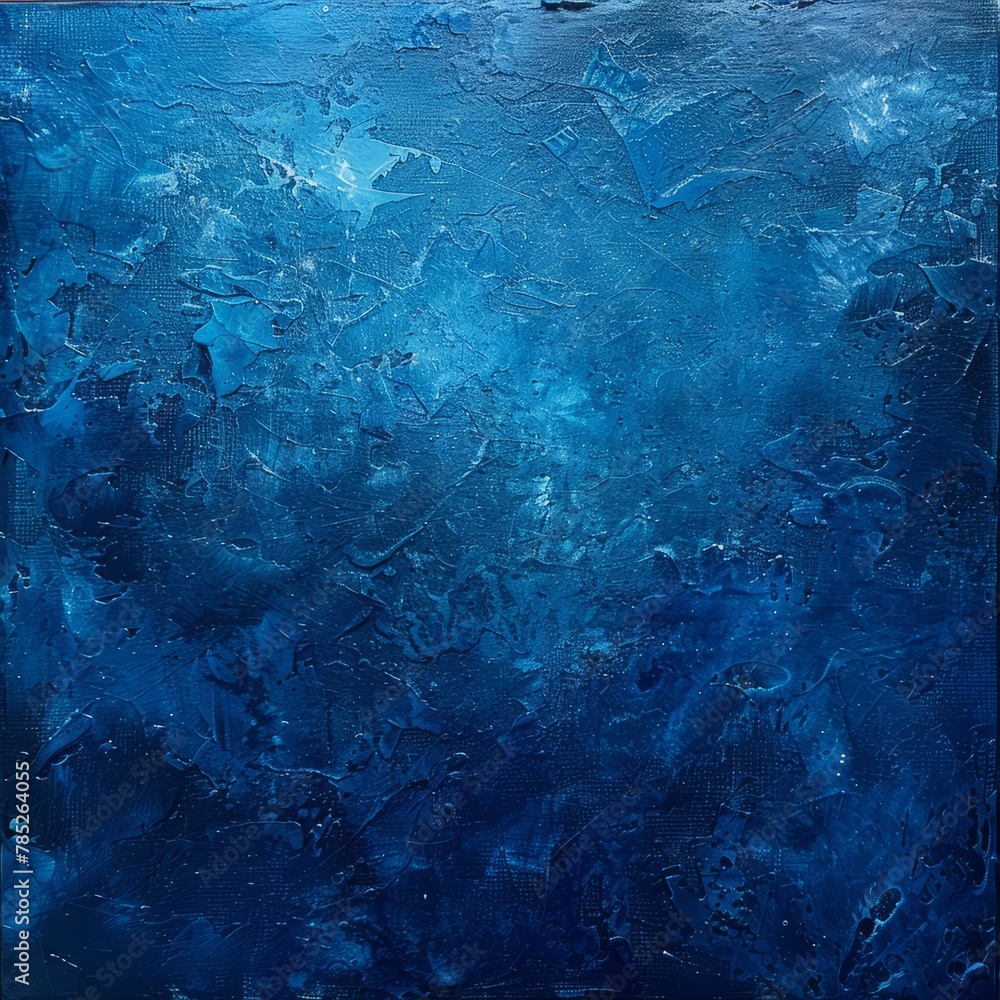 Obraz premium Blue Background With Black Border Painting