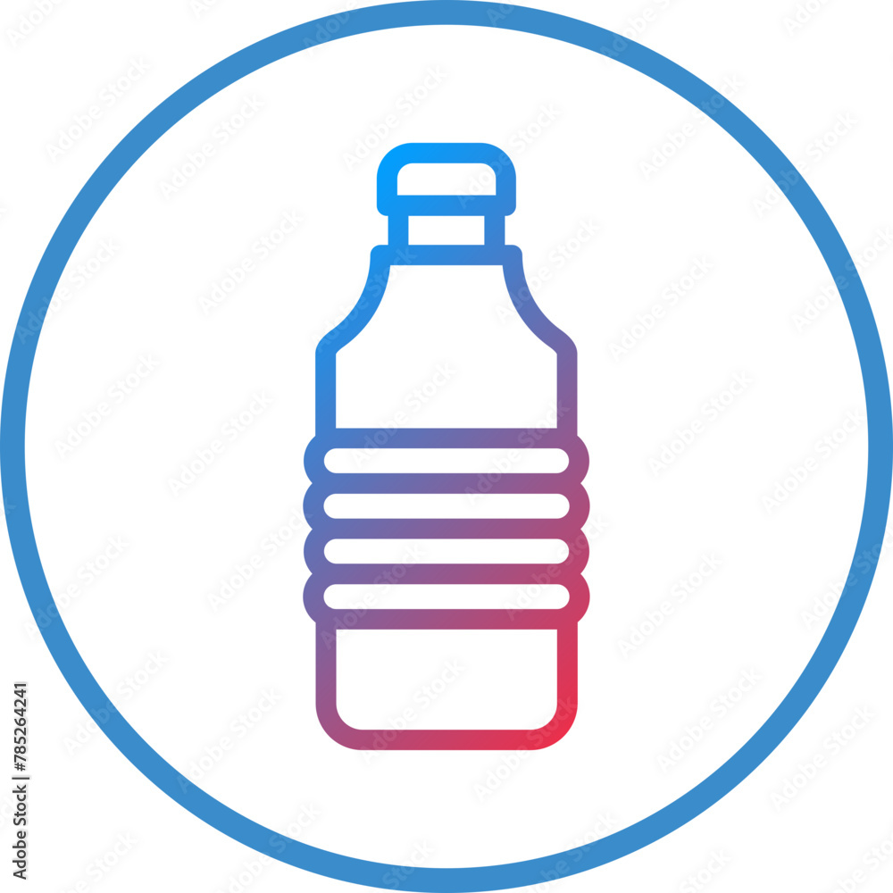 Vector Design Water Bottle Icon Style Vector Design Water Bottle Icon Style