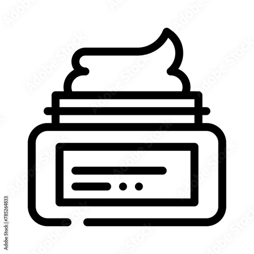 pomade line icon