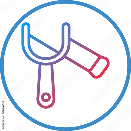 Vector Design Slingshot Icon Style