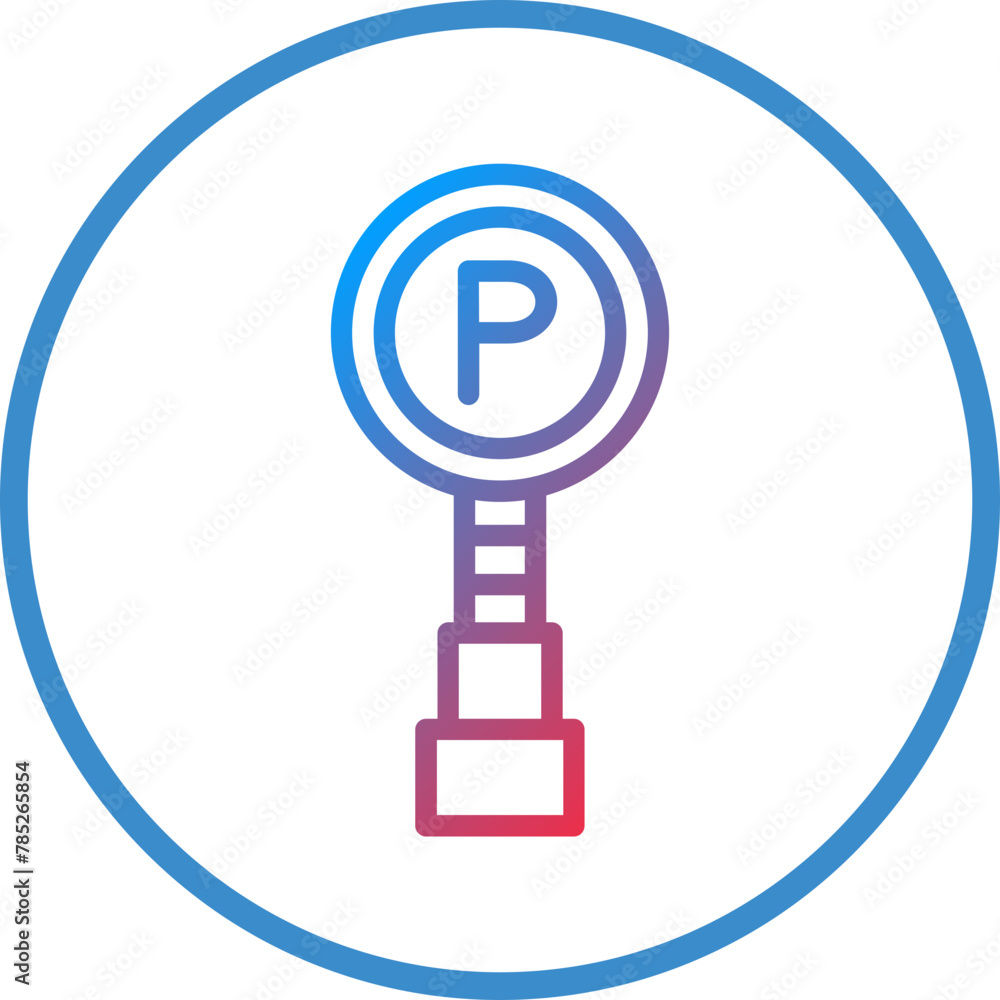 Vector Design Parking Icon Style Vector Design Parking Icon Style