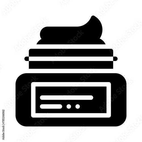 pomade glyph icon