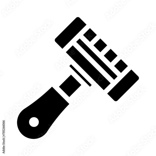 razor blade glyph icon