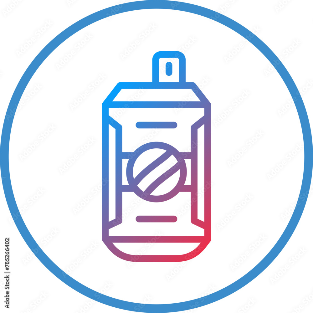 Vector Design Cola Can Icon Style Vector Design Cola Can Icon Style