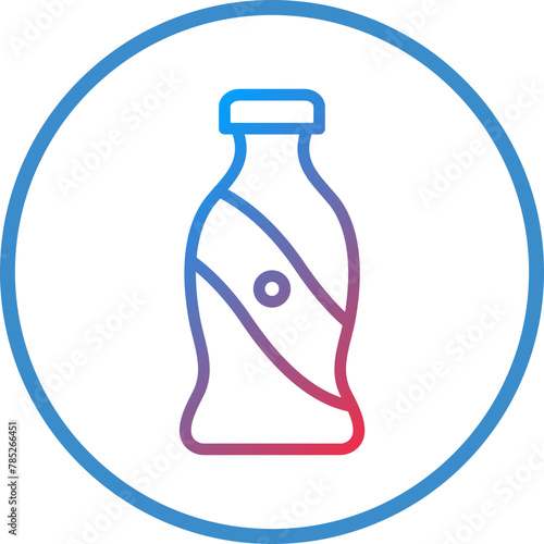 Vector Design Cola Bottle Icon Style