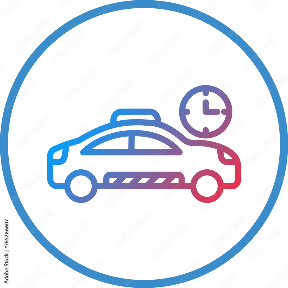 Vector Design Busy Taxi Icon Style Vector Design Busy Taxi Icon Style