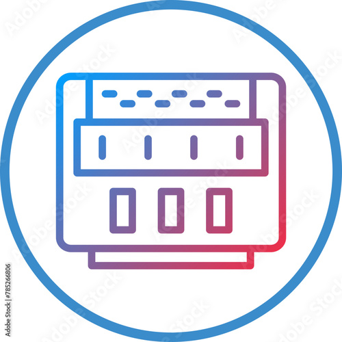 Vector Design Taxi Meter Icon Style