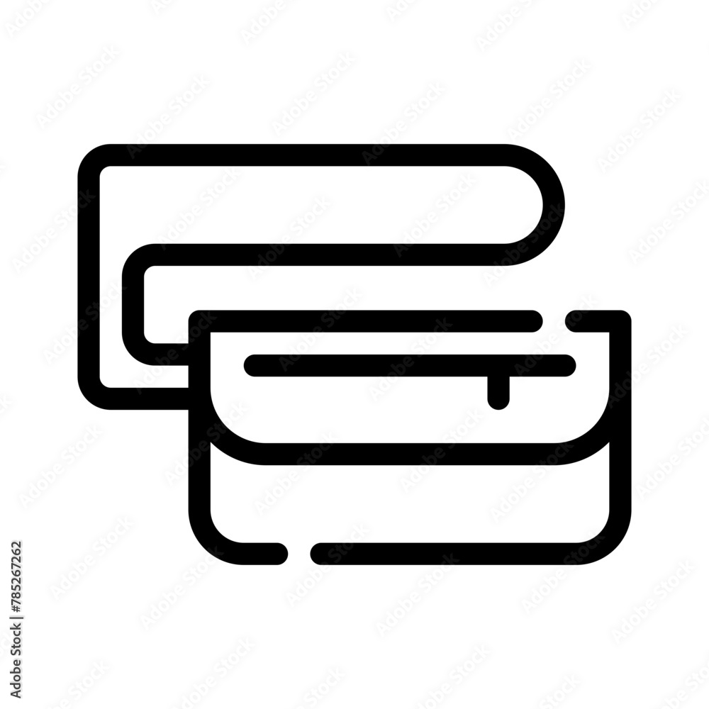 shoulder bag line icon shoulder bag line icon