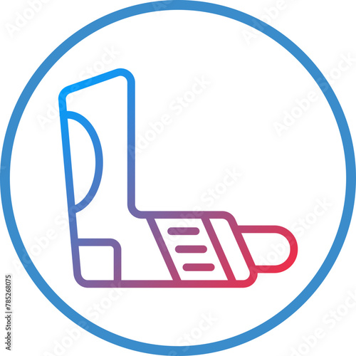 Vector Design Inhaler Icon Style