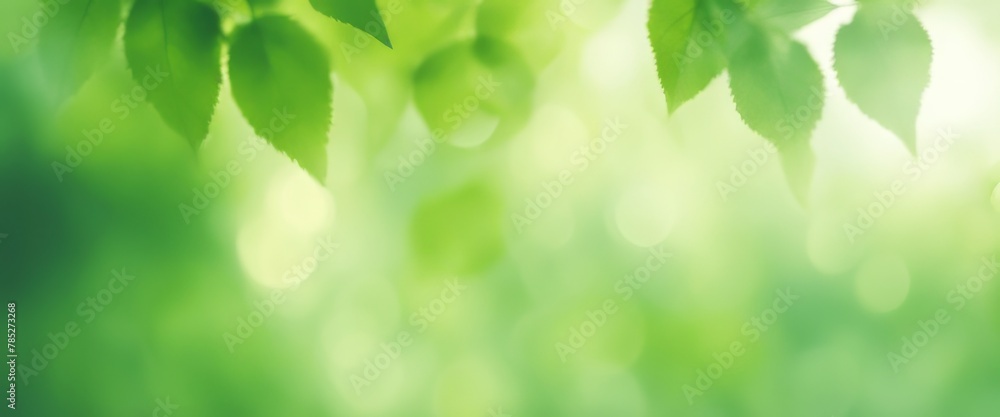 Light green shiny summer leaves abstract motion design Light green shiny summer leaves abstract motion design