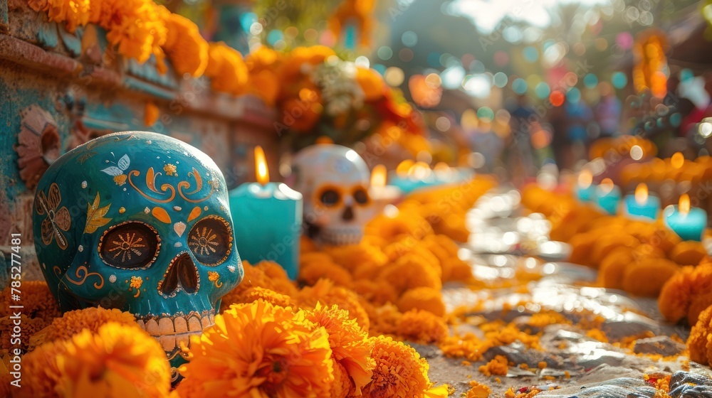 Dia de los Muertos: Evocative images capturing the colorful altars