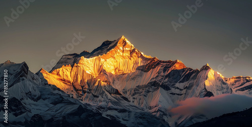 First Light on Mountain Peak © DjelicN