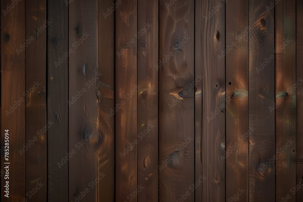 Fototapeta premium Wooden wall background Generative AI