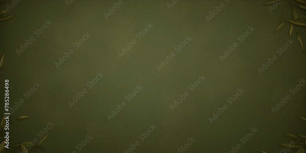 Olive background with subtle grain texture for elegant design, top view. Marokee velvet fabric backdrop with space for text or logo