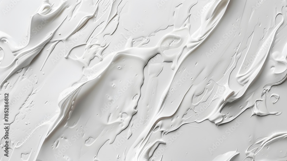 Texture of white oil paint as background Texture of white oil paint as background