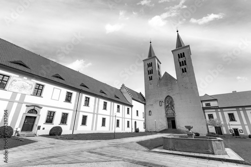 Premonstratensian Monastery from 12th century. Milevsko, Czech Republic. photo