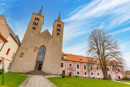 Premonstratensian Monastery from 12th century. Milevsko, Czech Republic.