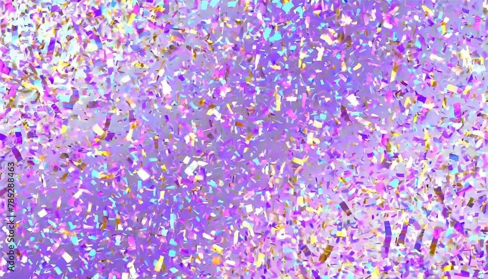 Celebration Sparkle: Holographic Foil Confetti Pattern