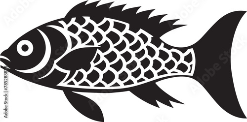 Whimsical Fish Logo for Creative Ventures with Playful Elements