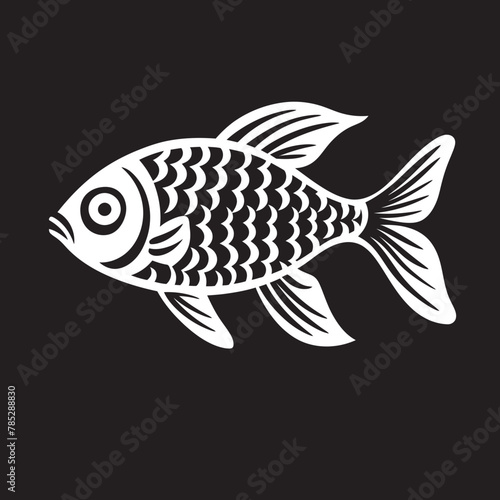 Underwater Inspired Emblem Design with Deep Sea Atmosphere