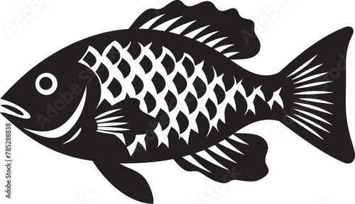Tranquil Fish Illustration for Meditation Brands with Serene Background