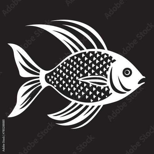 Serene Fish Logo for Relaxation Brands