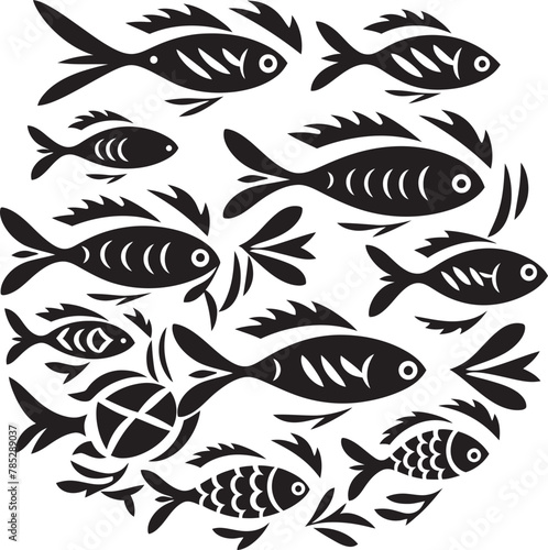 Sleek Fish Logo Concept with Clean Design