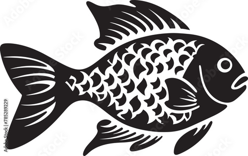 Modern Fish Emblem Design
