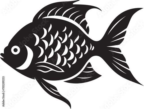 Futuristic Fish Icon Design