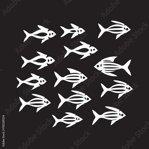 Dynamic Fish Logo Concept