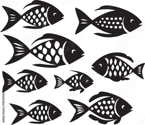 Whimsical Fish Logo Concept