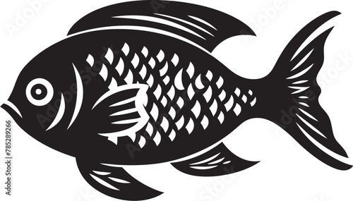 Contemporary Fish Symbol Design