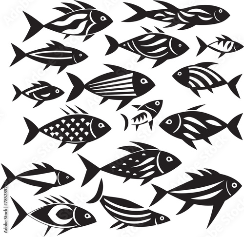 Vibrant Fish Logo for Entertainment Brands