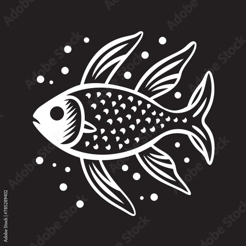 Whimsical Fish Logo for Creative Ventures with Whimsical Fonts