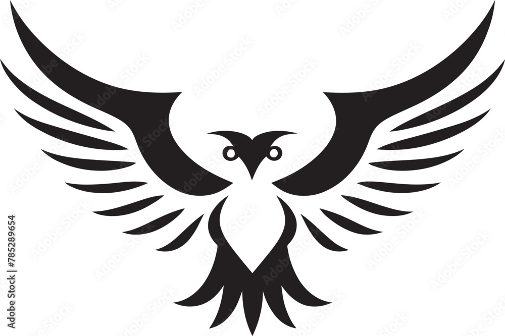 Obraz premium Harrier Hawk in Detailed Vector Illustration