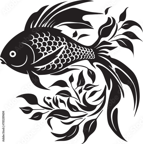 Sleek Fish Logo Concept with Sleek Lines