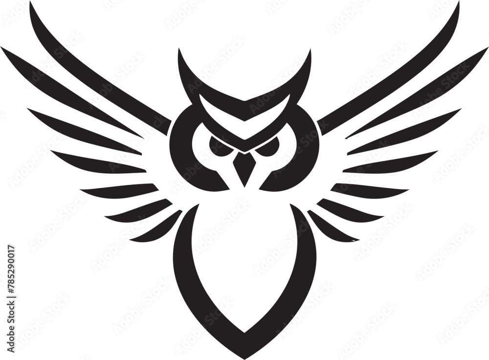 Obraz premium Nightingale in Vector Flight Mode