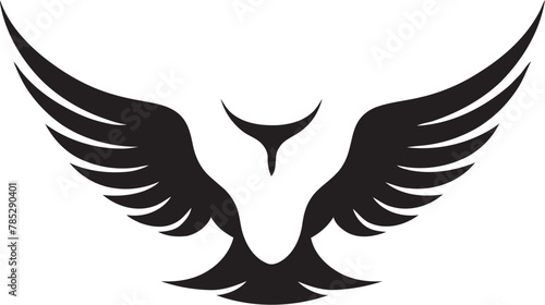 Celestial Sojourn Bird Vector Graphic
