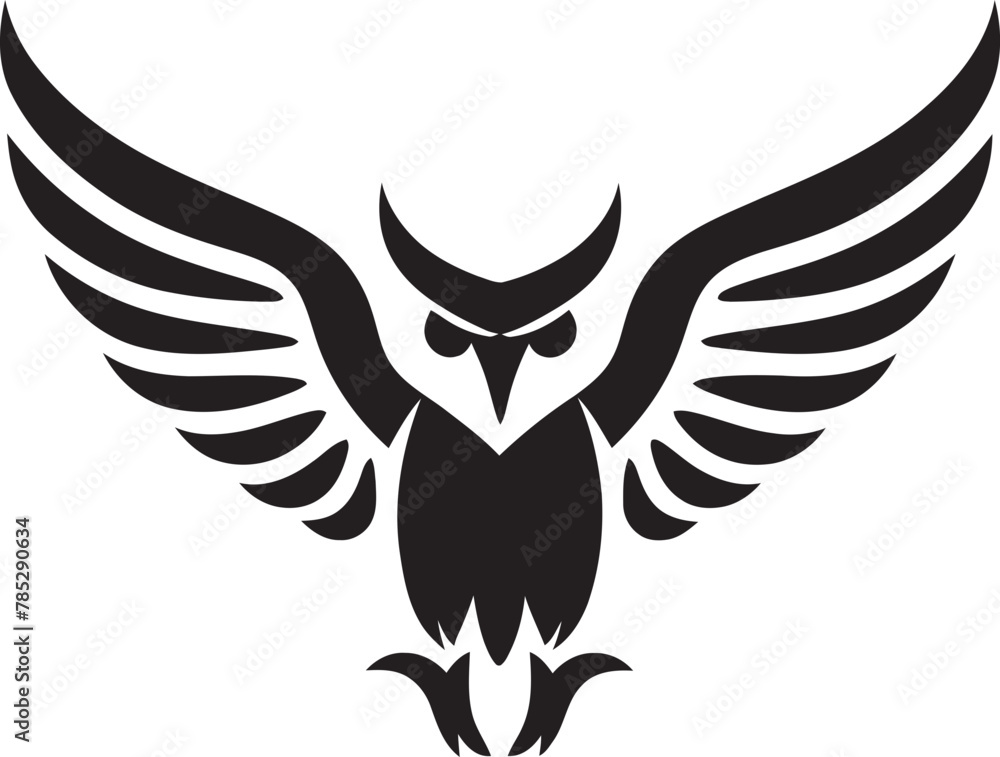 Obraz premium Flamingo in Vector Flight Pose