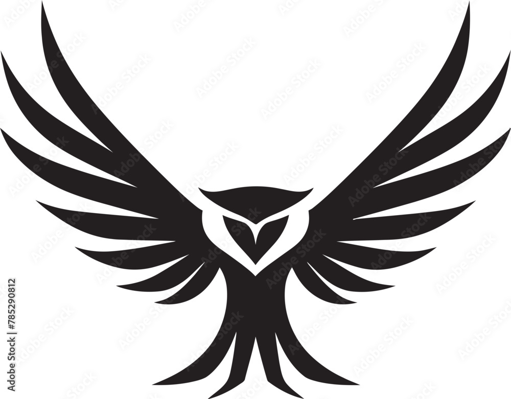 Obraz premium Barn Owl in Detailed Vector Art