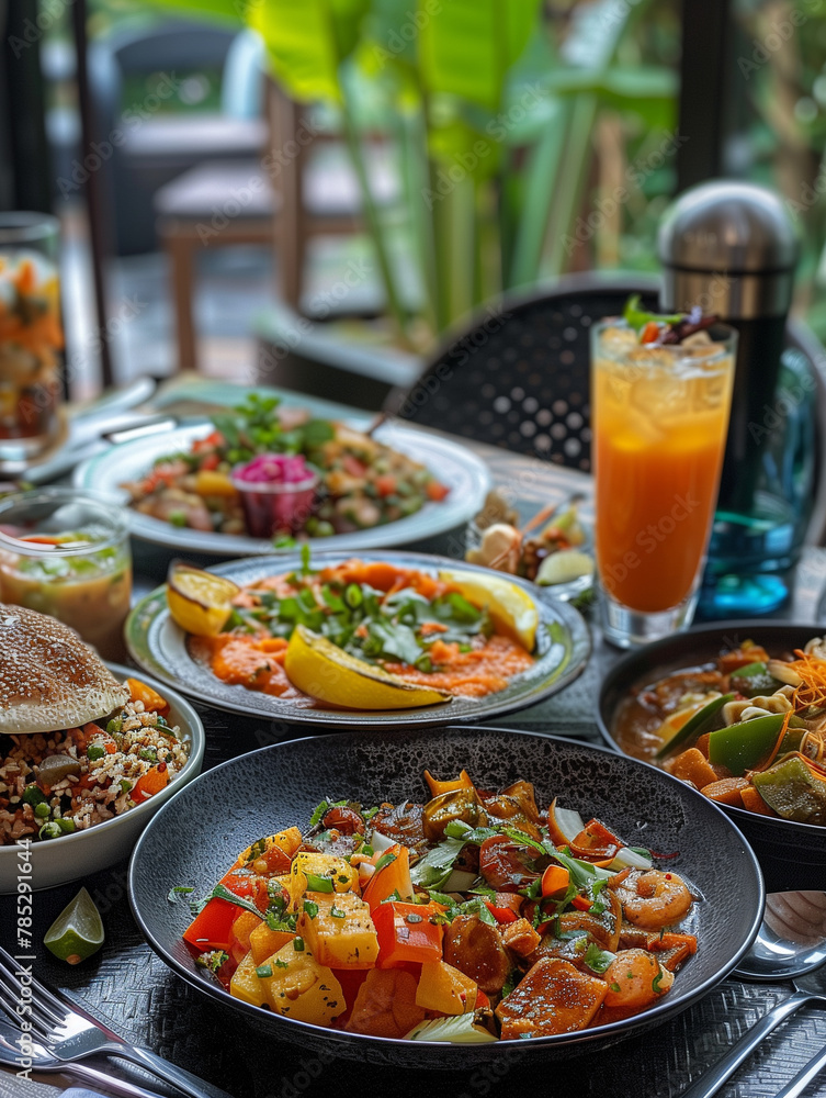 Fototapeta premium thai food on the market