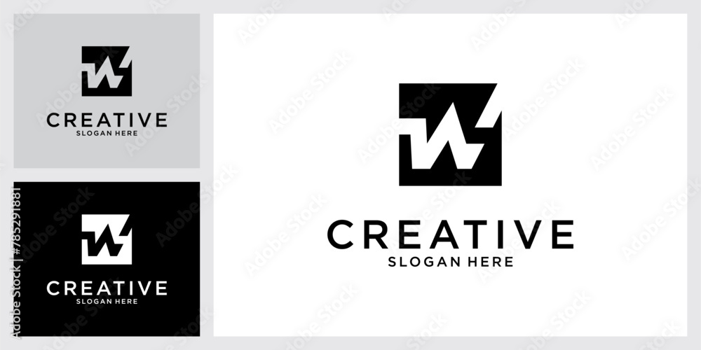 W or WW initial letter logo design vector W or WW initial letter logo design vector