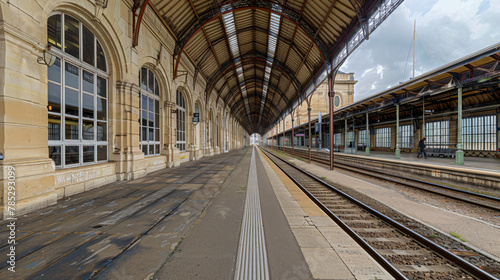 Bordeaux France Platforms of main railway station 