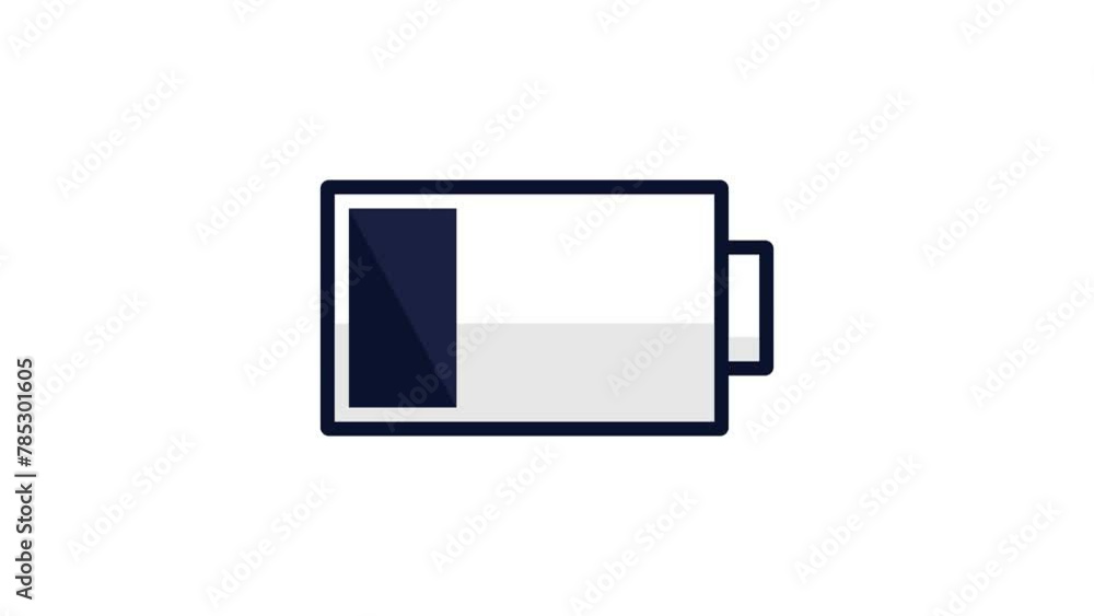 Animated Battery Icon Classic Charging Animation Alpha Transparent Background 4K MOV Animated Battery Icon Classic Charging Animation Alpha Transparent Background 4K MOV