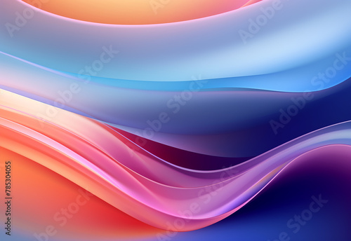 Abstract digital background with smooth gradient AI-generated Image