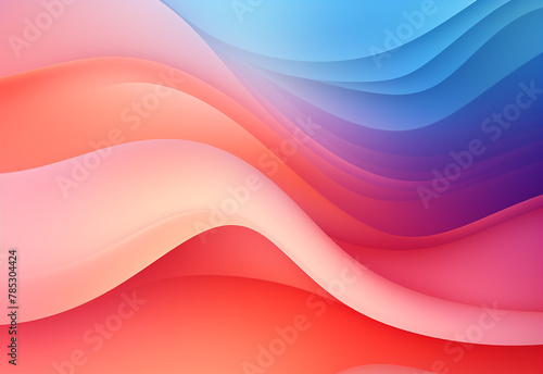 Abstract digital background with smooth gradient AI-generated Image