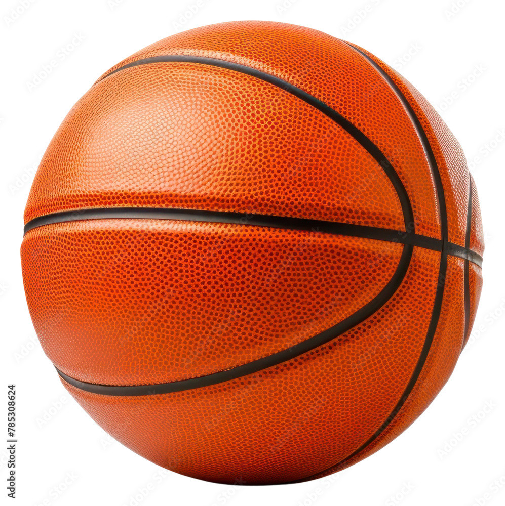 Obraz premium PNG Basketball sports white background simplicity.