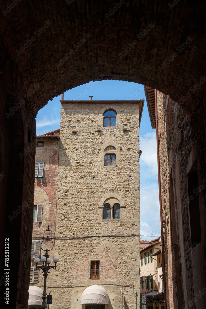 Naklejka premium Pistoia, historic city of Tuscany, Italy