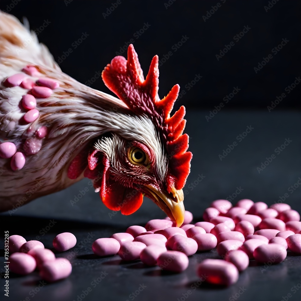 Antibiotic use in chicken farms. Sustainable chicken farming against ...