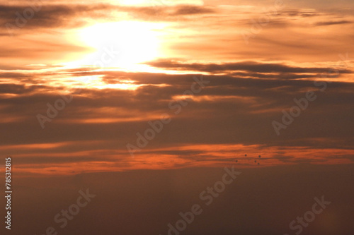 clouds at sunrise, red and orange,Taken at sunrise 